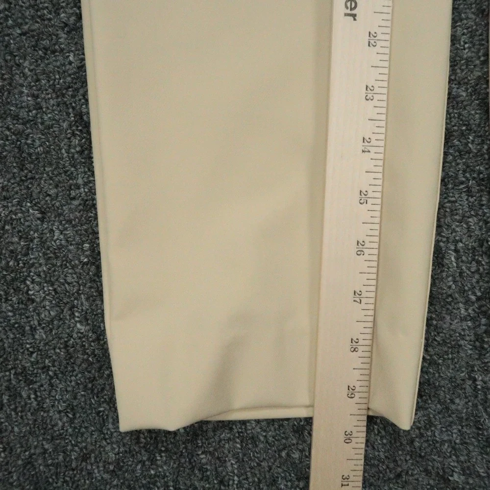 State & Libert Pants Mens 33x30 Beige Straight 5 Pocket Stretch Golf Performance